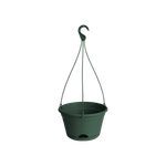 green basics hanging basket 28cm leaf green